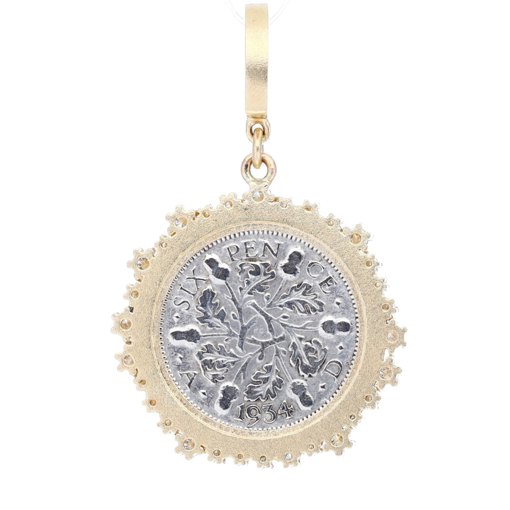 Love tokens reached their peak popularity during the Victorian era but are believed to have originated somewhere in Great Britain during the 1500’s. Often Love Tokens were exchanged between sweethearts as “tokens of love” or even marriage proposals. Love Tokens are generally defined as monetary coins from which one side (or sometimes both sides) have been smoothed down flat and engraved with names, phrases, monograms, and sometimes even pictorials.
Love Token Engraved With The Lords Prayer