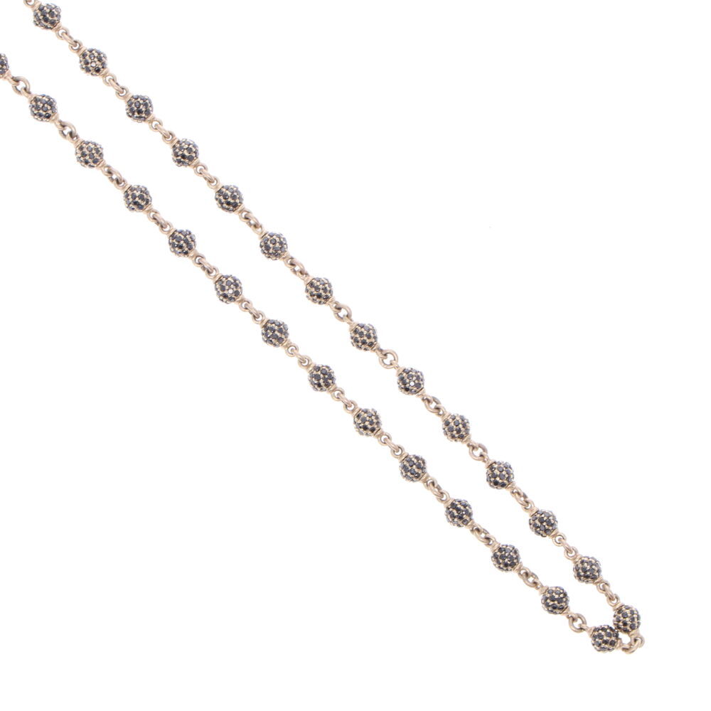 Image 2 for Black Diamond Sphere Chain 17"