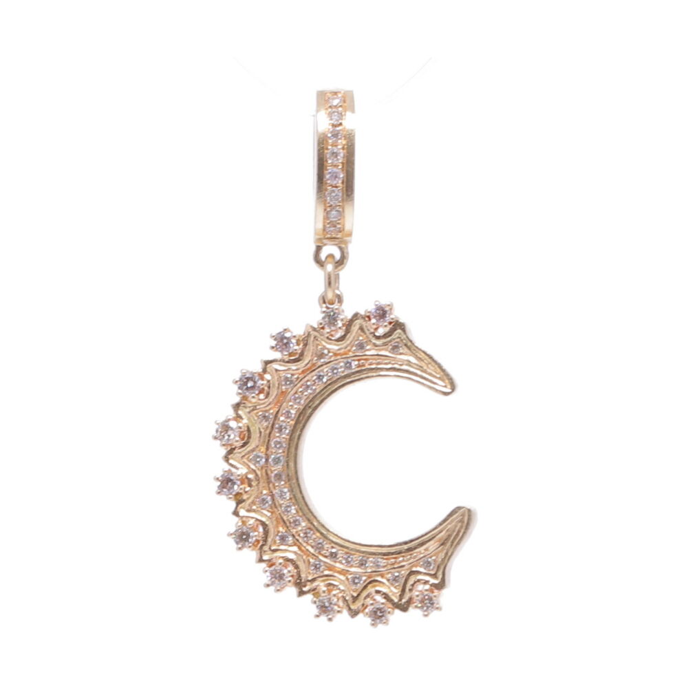 Yg crescent moon Yellow Gold Crescent Moon