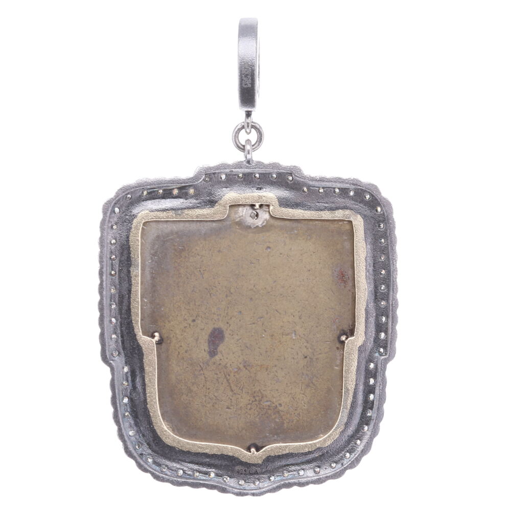 Image 2 for Antique St. Christopher "The Gentle Giant in The River" Pendant
