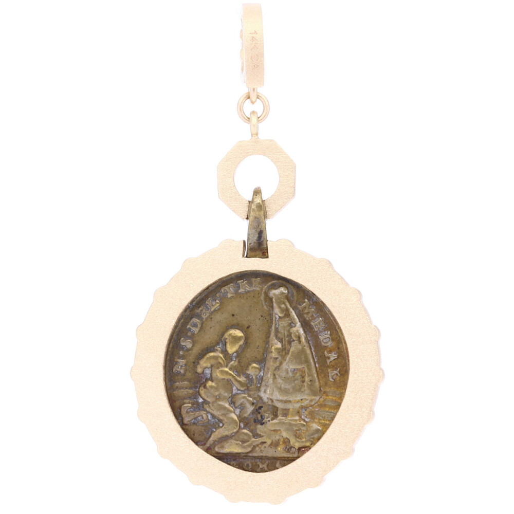Antique Brass Vatican Medal