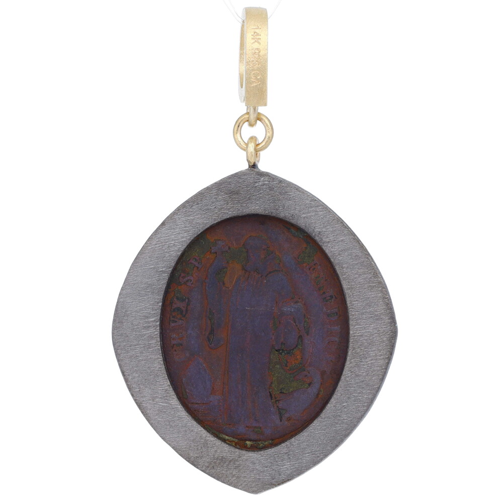 Antique St Benedict Medal 