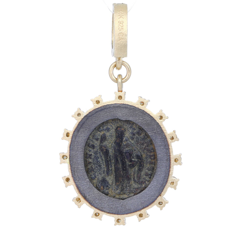 Small Antique St Benedict Medal Pendant