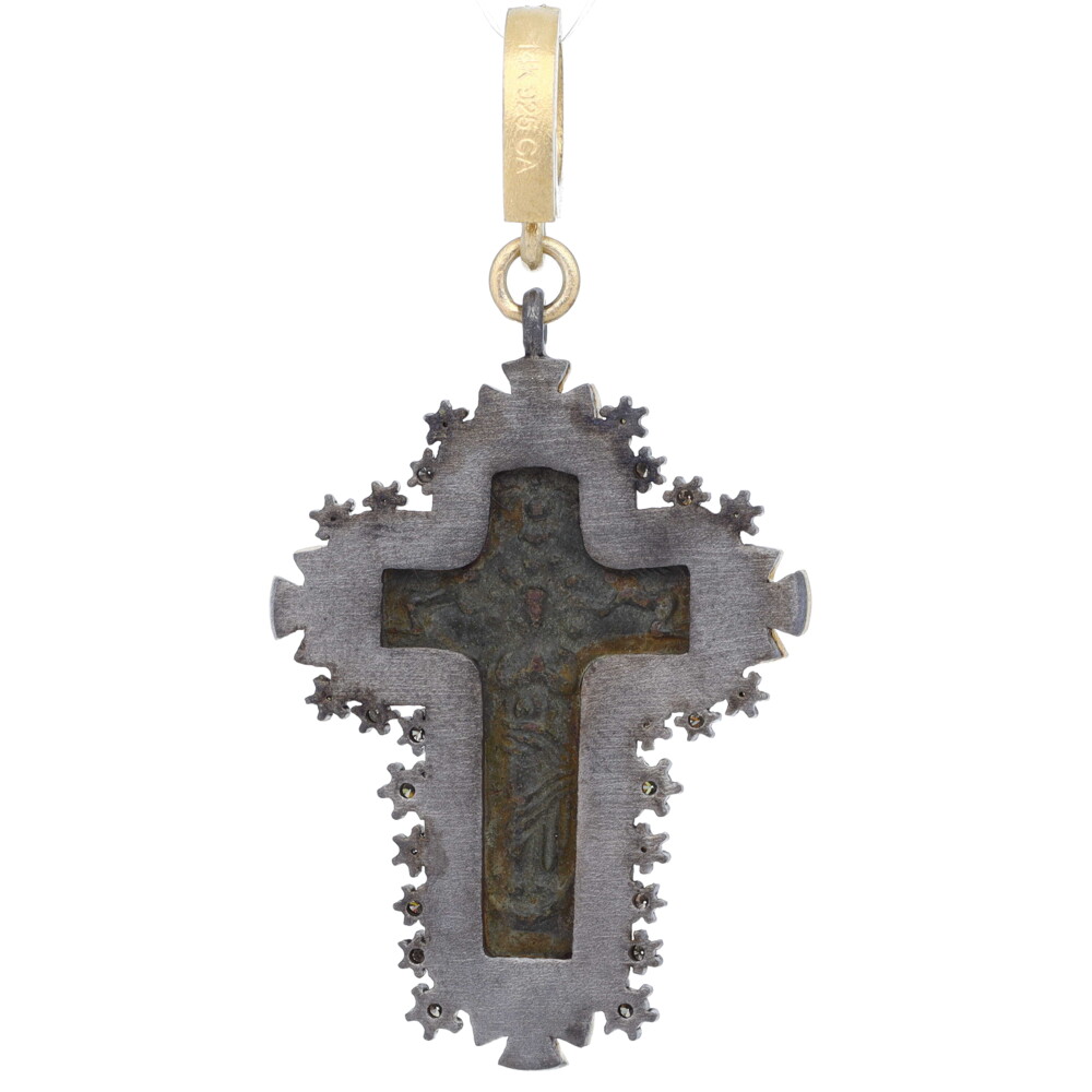 Ancient Old Believers Cross Medal Pendant
