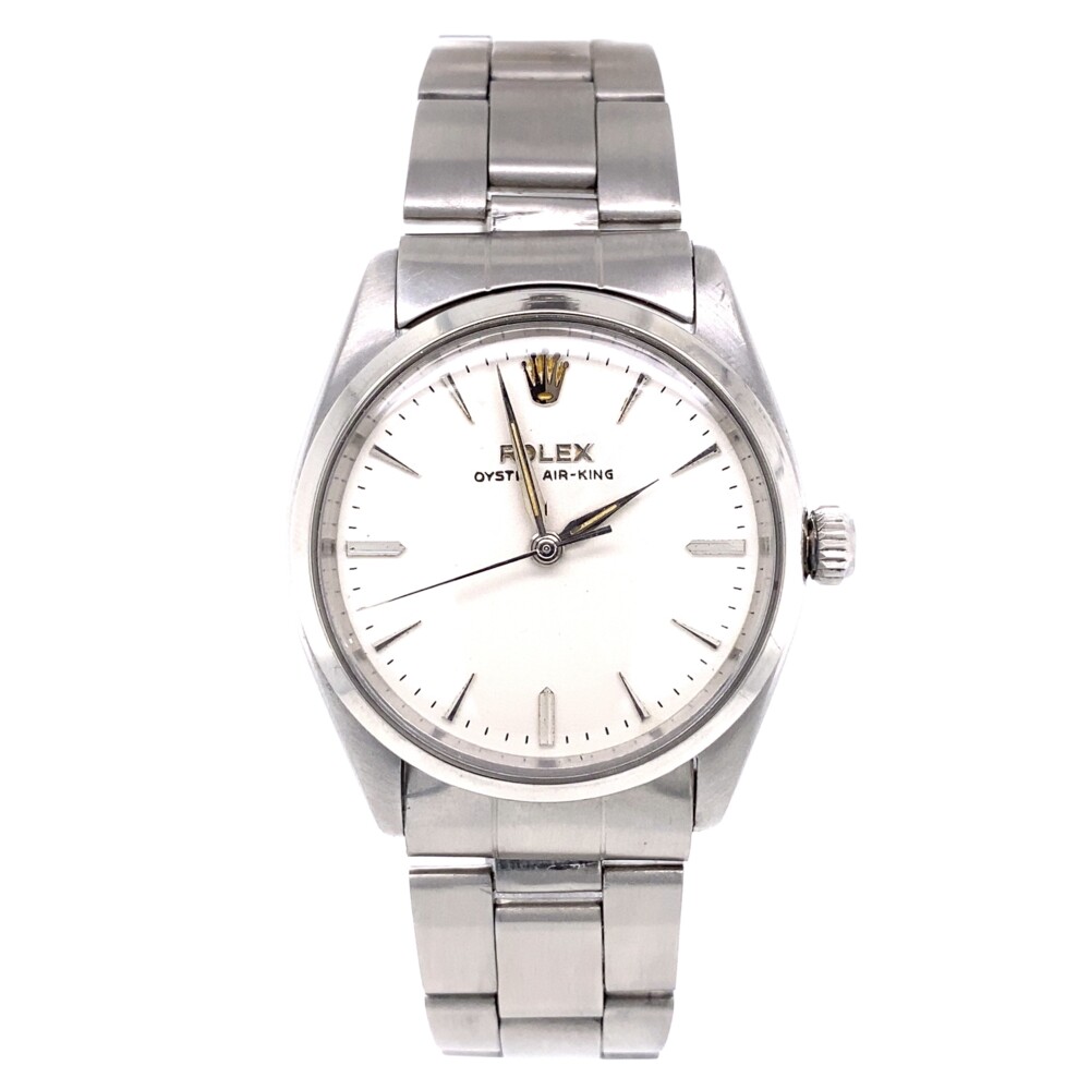 Rolex Air King 6552 c1955 Stainless Steel White Dial #375588