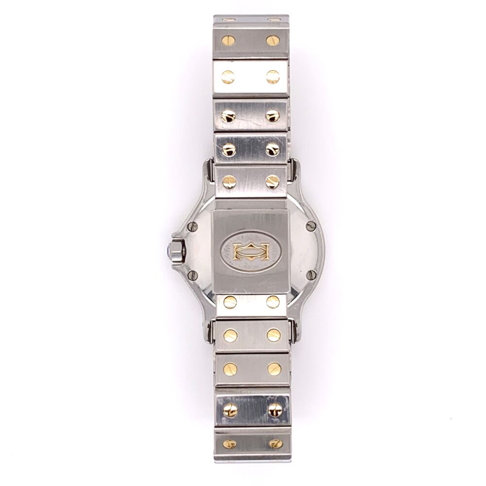 Image 2 for CARTIER SANTOS Octagon Stainless Steel & 18K Yellow Gold 2966 30mm 296632749