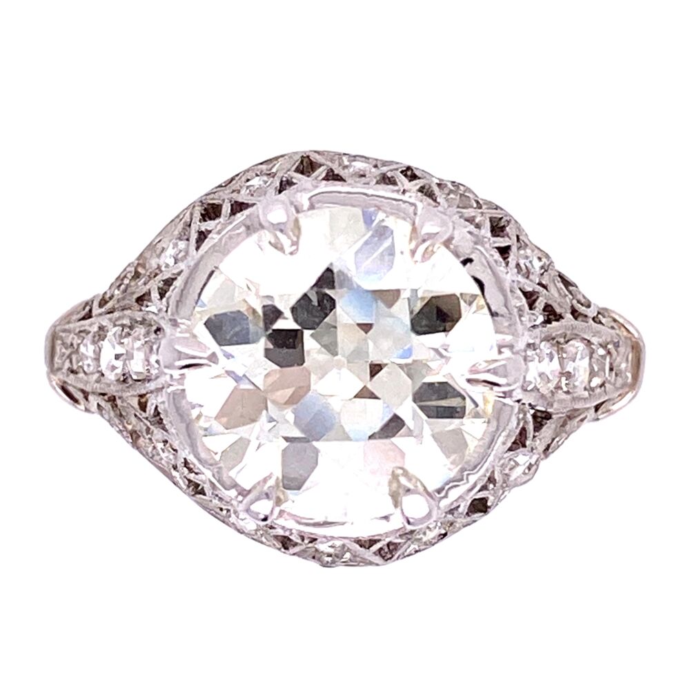 Check out this amazing Diamond 9.45x9.41mm, faces like a 3.00ct+<div style="position: initial; margin: initial;">Has a fresh GIA #<span style="color: rgb(0, 0, 0); font-size: 1.7rem; font-family: Arial, "Helvetica Neue", Helvetica, sans-serif;">1216186699</span></div><div style="position: initial; margin: initial;"><font color="#000000" face="Arial, Helvetica Neue, Helvetica, sans-serif"><span style="font-size: 23.8px;"><br></span></font></div><div style="position: initial; margin: initial;"><font color="#000000" face="Arial, Helvetica Neue, Helvetica, sans-serif"><span style="font-size: 23.8px;">N-VS2<br></span></font><ul style="margin: initial; padding-inline-start: 0px; padding: 15px 0px; display: flex; flex-wrap: wrap; color: rgb(102, 102, 102); font-family: Arial, "Helvetica Neue", Helvetica, sans-serif; font-size: 16px; position: initial;"><li style="position: initial; width: 318px; min-height: 1px; padding-right: 60px; padding-left: 0px; flex: 0 0 50%; max-width: 50%; -webkit-box-flex: 0; list-style: none; display: inline-block; margin: initial;"></li></ul><div style="position: initial; margin: initial;"><span style="font-size: 16.8px; position: initial; margin: initial;"><a href="https://youtu.be/UqIE7wGuDus" title="https://youtu.be/UqIE7wGuDus" style="text-decoration: none; position: initial; margin: initial;">https://youtu.be/UqIE7wGuDus</a></span><br style="position: initial; margin: initial;"></div></div> Platinum 2.91ct Old European Cut Diamond Ring GIA, .34tcw diamonds, s6