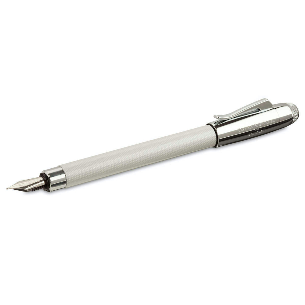 Image 2 for Faber-Castell White Satin Bentley Series Fountain Pen