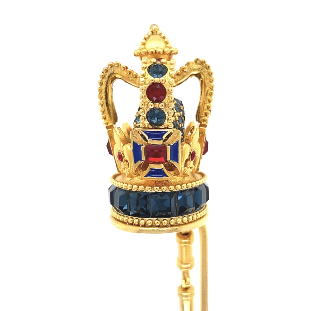 dolce and gabbana crown brooch