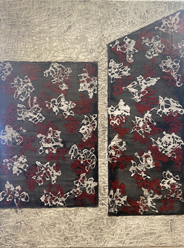 This graceful wall art by Kathleen Hope is reflective of the beauty of life’s unpredictability. Wonderfully open to interpretation, Companion transcends stylistic boxes and represents a bold foray in contemporary art. Companion