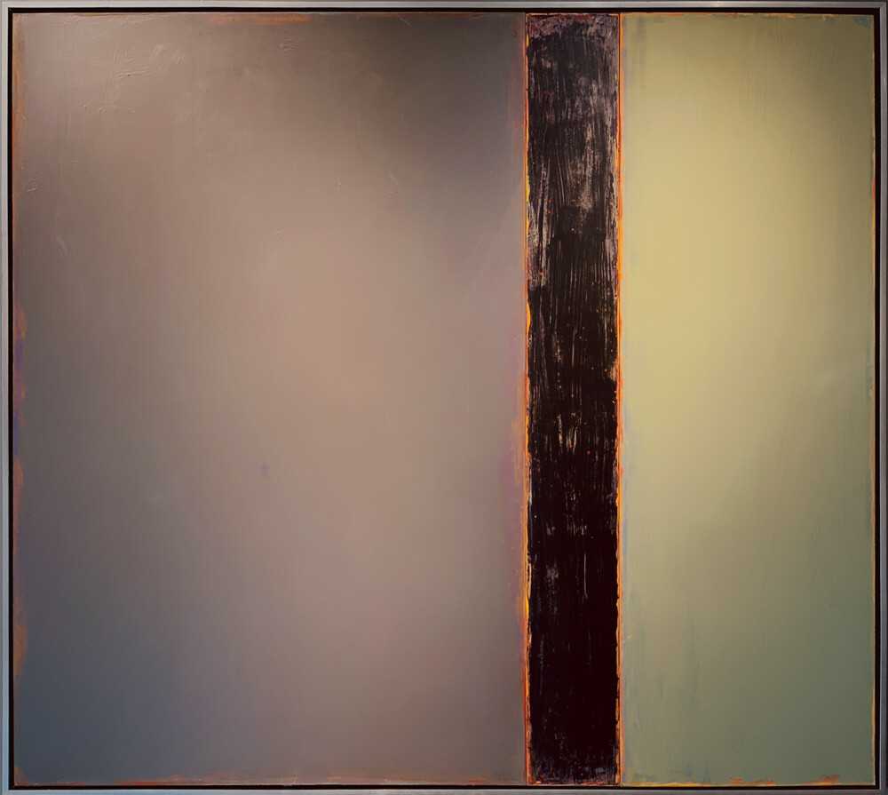 This framed piece of acrylic on wood panel wall art by David Rothermel adds accent to any room. Tonal Reprieve features black and grey color tones. Tonal Reprieve