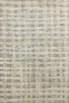 This calm, quiet acrylic wall art by Loren Yagoda offers a silent place to set your eyes so that you can have a moment of absence of thought. With no subject matter to define or bold colors to stimulate, Meditation Thought #201 features quiet, mathematical silence. Meditation Thought #201