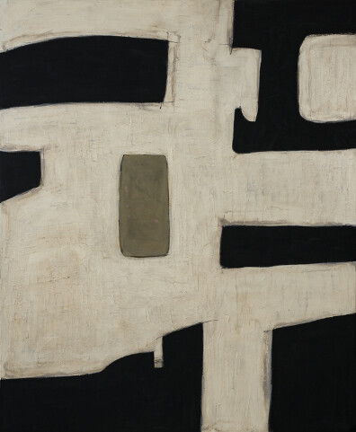 With spirit and enthusiasm, this acrylic wall art is filled with action and expression. Featuring a composition of stark black, beige and brown, Conundrum #20 represents artist Loren Yagoda’s aspiration to stimulate and explore emotions. Conundrum #20