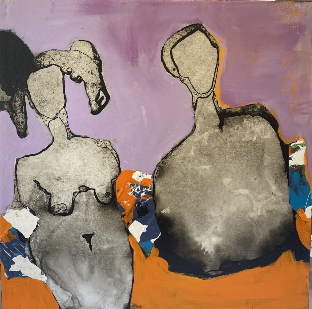 This exquisite wall art that is part of Kathleen Hope's Faces series is reflective of the beauty of life’s unpredictability. Wonderfully open to interpretation, No Words transcends stylistic boxes and represents a bold foray in contemporary art. No Words