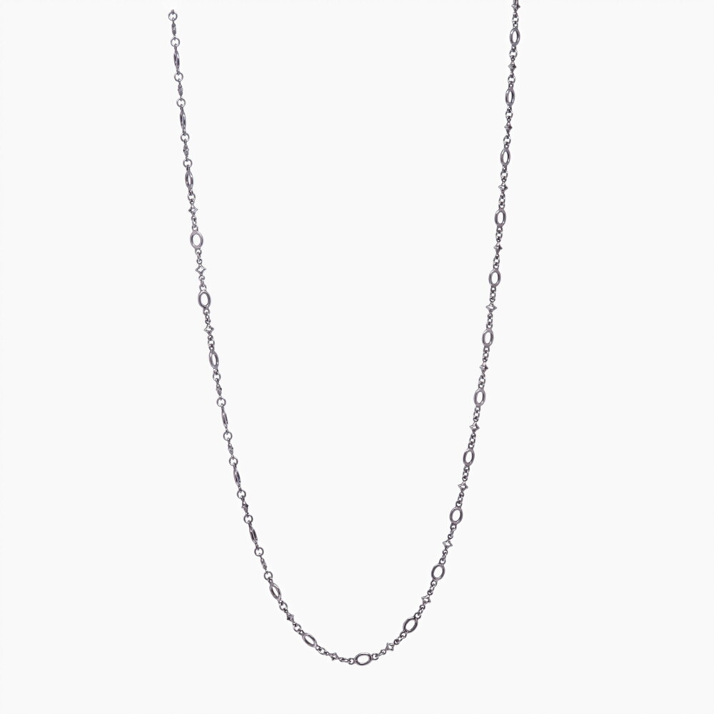 Image 2 for Polished Oval & Tiny Star Link Chain