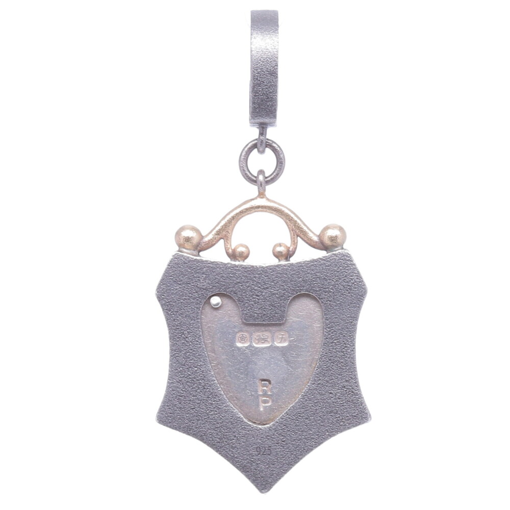 Image 2 for Small Vintage English Padlock Heart Shield