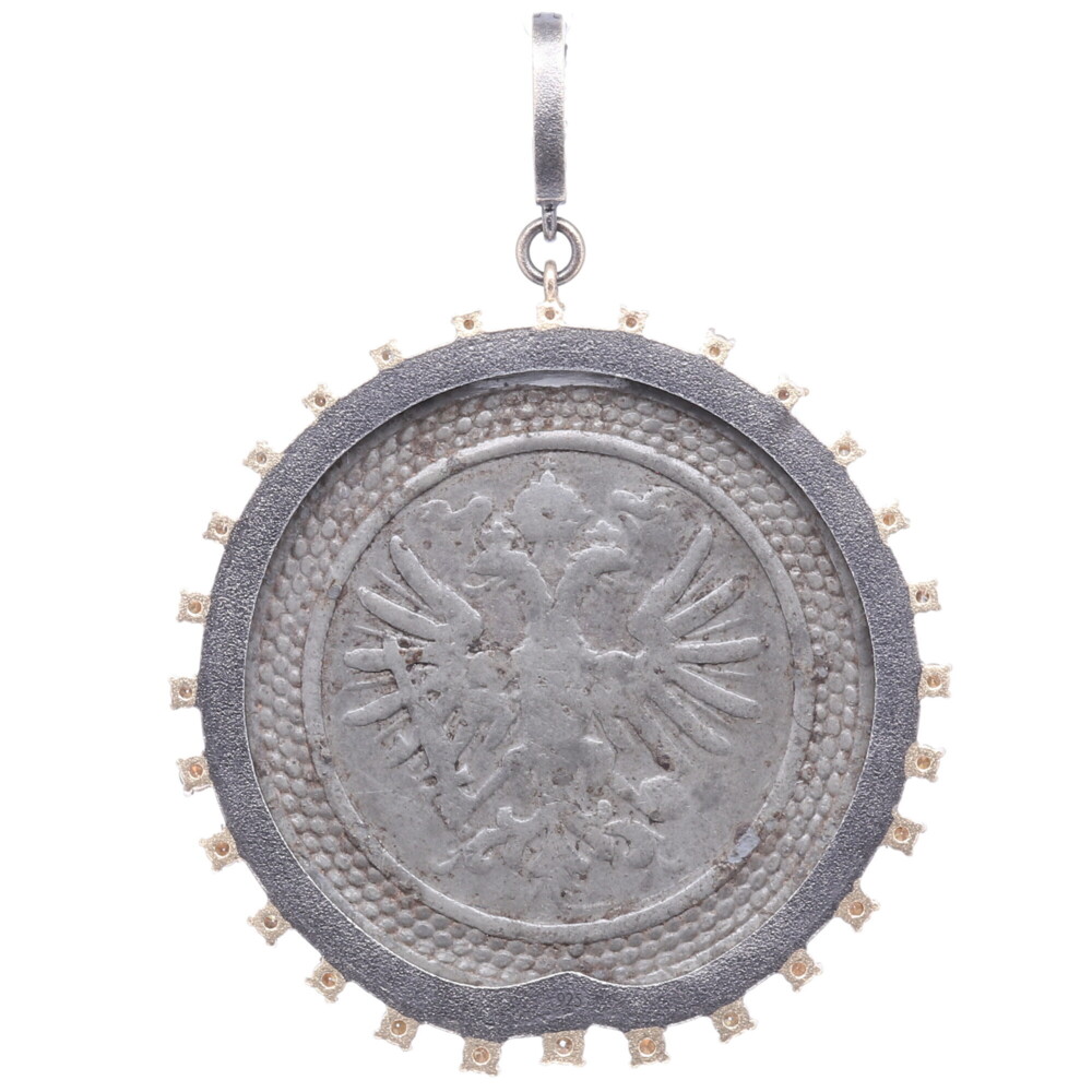 Image 2 for Russian Maltese 1700's Coat of Arms Pendant