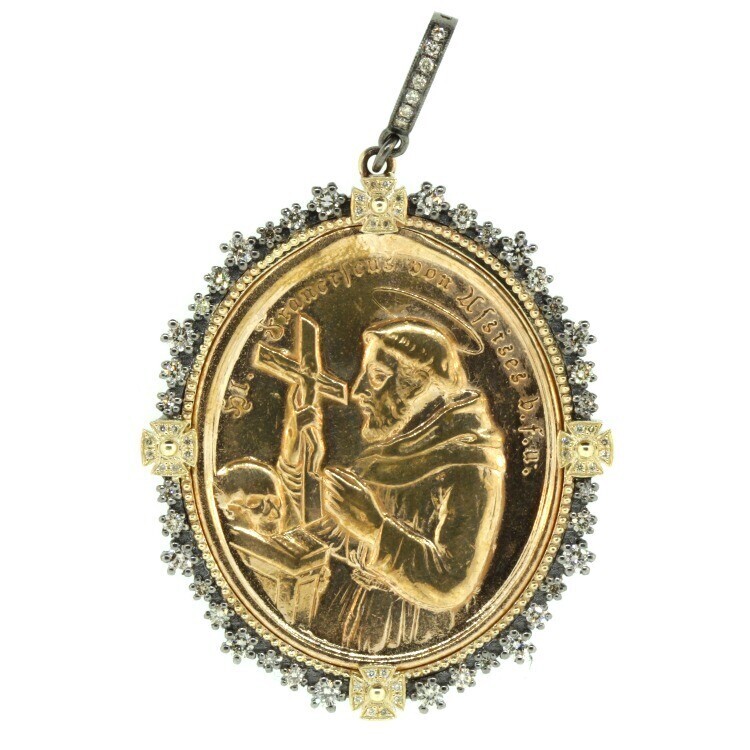 patron saint of animals pendant