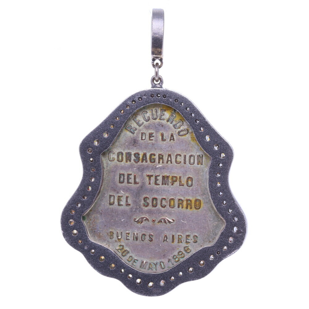 Image 2 for Antique Lord of Miracles Pendant