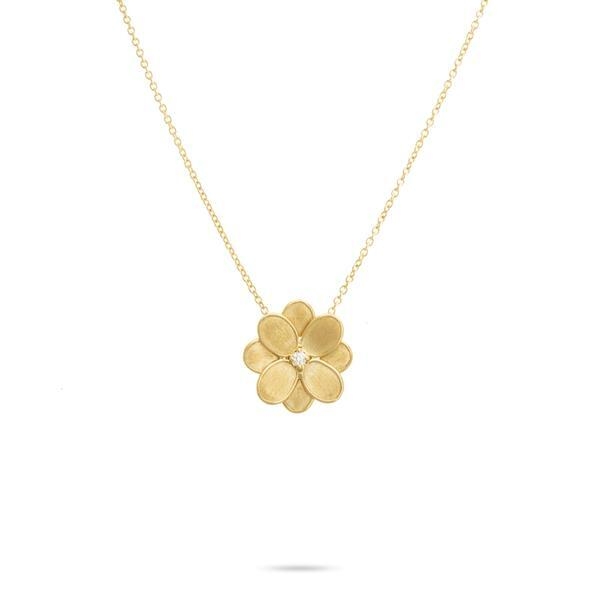 Petali Flower Pendant w 0.08 Ct Diamonds Center Petali Pendant