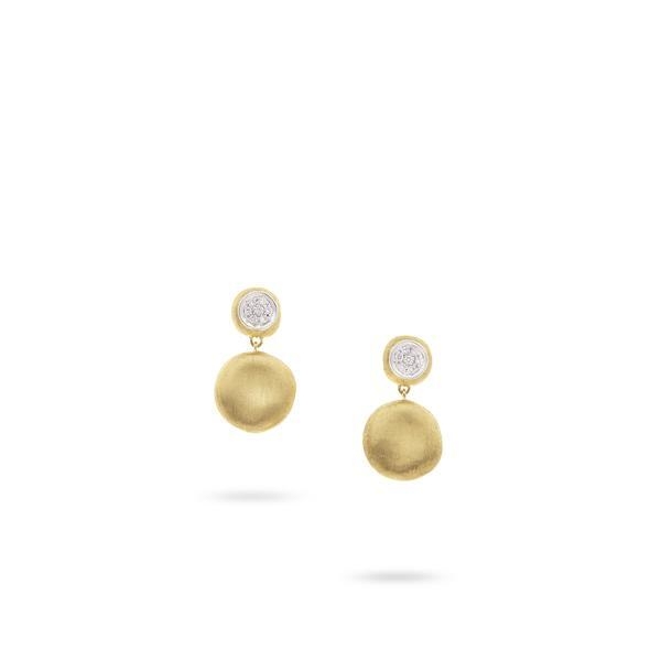 Jaipur 2 Disc Drop earrings. 0.11 Ctw Diamonds Jaipur Drop diamond Earrings