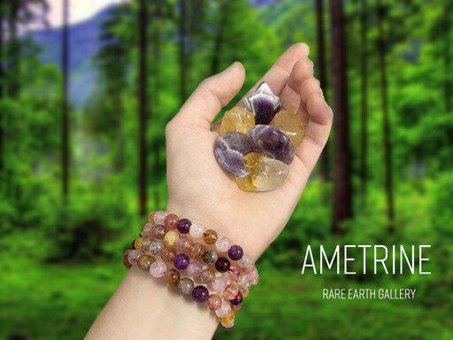 Rainforest Jasper Crystal Bracelet Set Happiness | Matte and Polished Connection with Nature & Animals