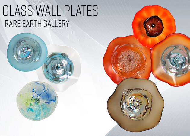 . Glass Wall Plates 