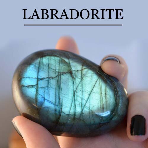 Labradorite Moonstone Opalite & Crystal Quartz  Gemstone Bracelet ~ Rose Gold ~ Enhance Phycic Abilities ~ Spiritual Protection ~ Womens