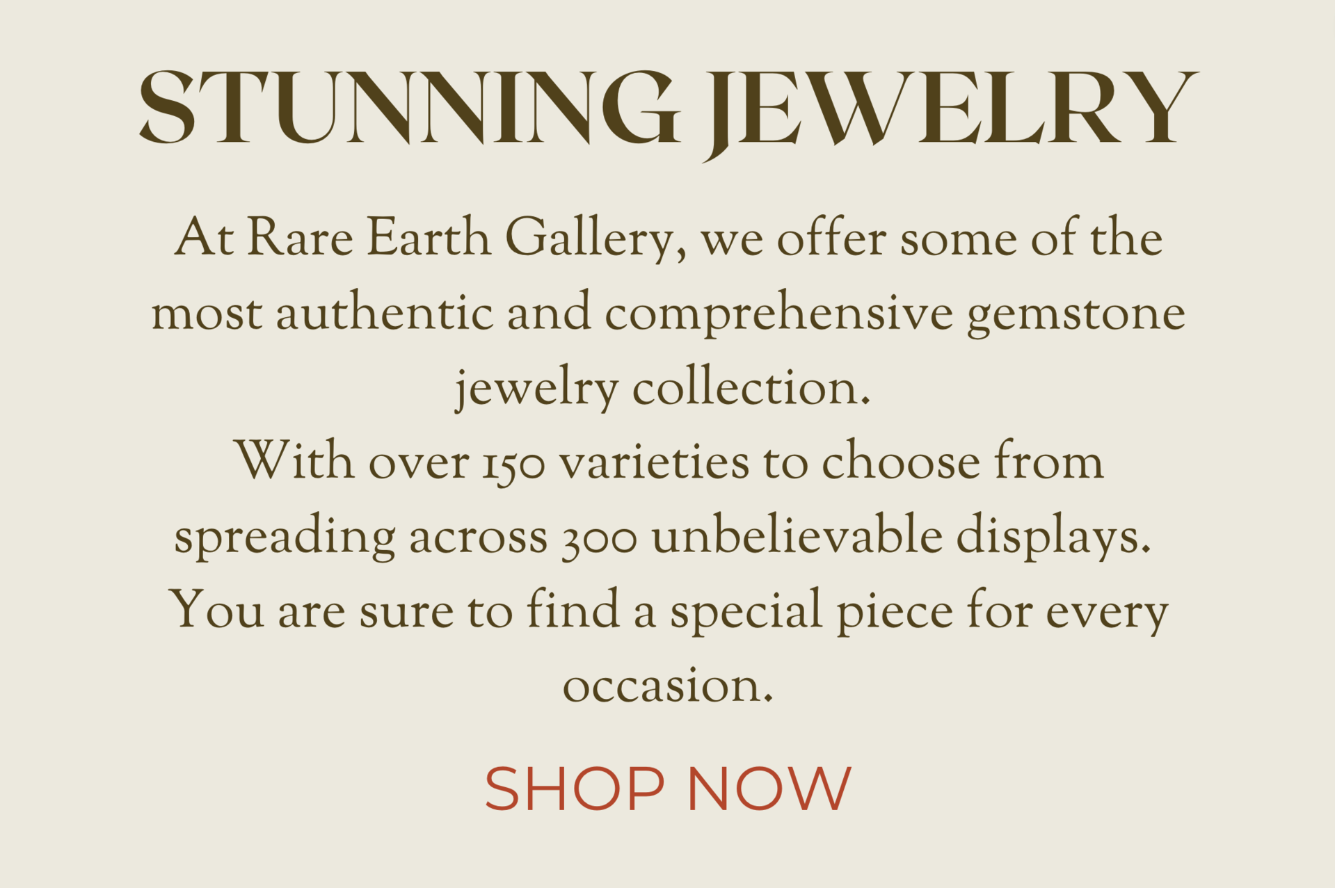 Rare Earth Gallery - Website Home Page