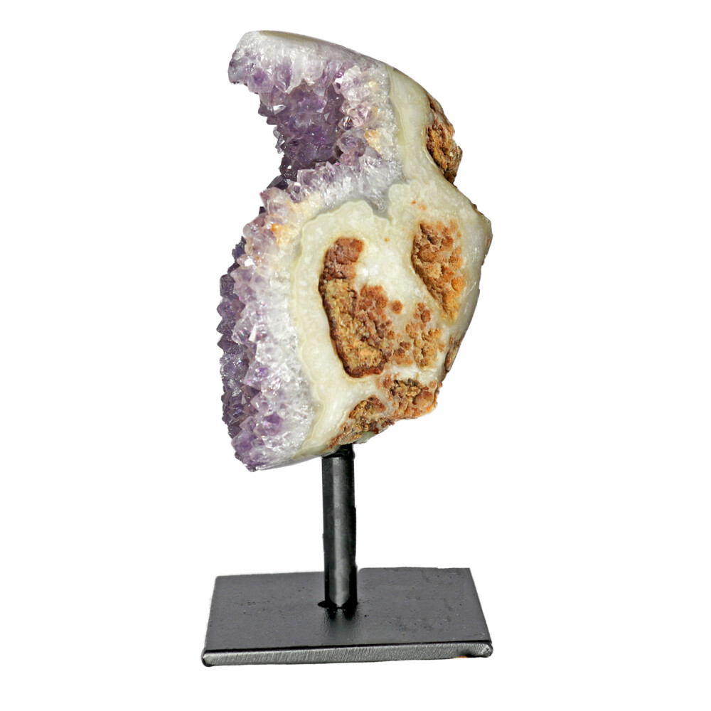Image 2 for Amethyst Druze Mini Cluster On Post Stand B