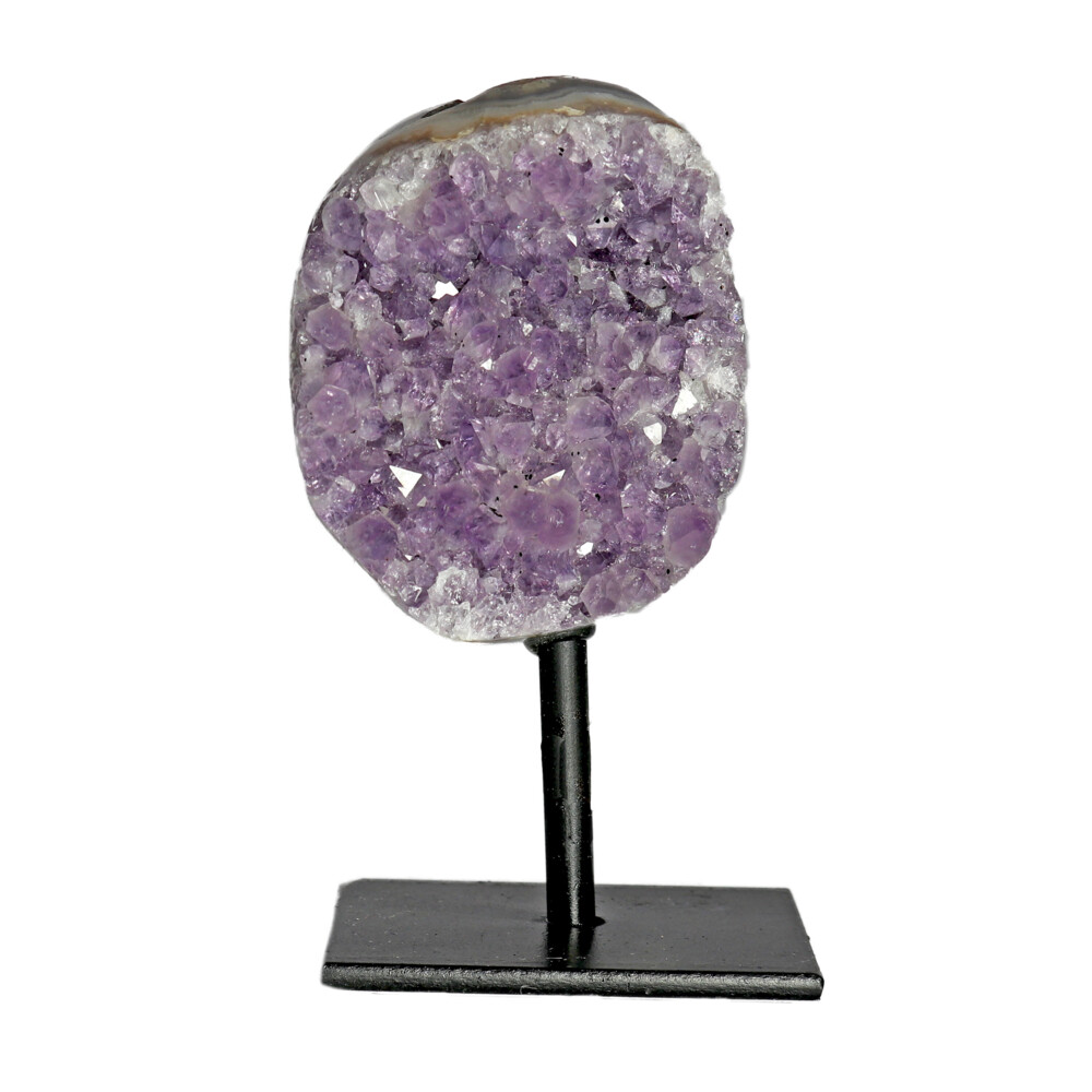 Image 2 for Amethyst Druze Mini Cluster On Post Stand C