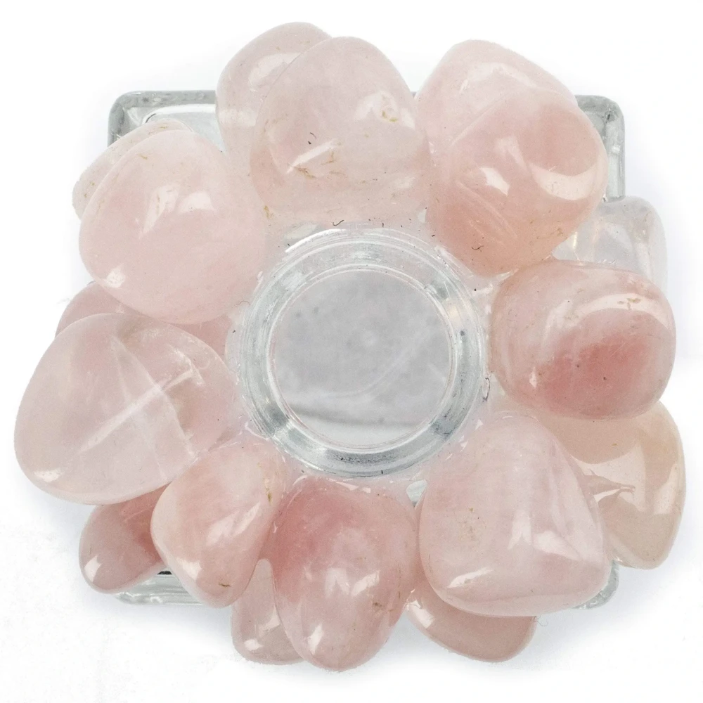 <font size="4"><span style="font-family: "EB Garamond";">Rose Quartz Gemstone Scent Diffuser With Selenite & Wooden Sticks</span></font><div style="position: initial; margin: initial; font-family: "EB Garamond";"><font size="4"><br style="position: initial; margin: initial; font-family: "EB Garamond";"></font></div><div style="position: initial; margin: initial; font-family: "EB Garamond";"><p style="margin: initial; padding: 0px; border: 0px; font-family: "EB Garamond"; font-stretch: inherit; line-height: inherit; vertical-align: baseline; caret-color: rgb(51, 51, 51); color: rgb(51, 51, 51); text-size-adjust: auto; position: initial;"><font size="4">Our gemstone diffusers are<span style="margin: initial; padding: 0px; border: 0px; font-family: "EB Garamond"; font-style: inherit; font-variant-caps: inherit; font-weight: inherit; font-stretch: inherit; line-height: inherit; vertical-align: baseline; position: initial;"> </span>inspired by merging the benefits of high energy crystals with that of aromatherapy to create a product rich in healing.<br style="position: initial; margin: initial; font-family: "EB Garamond";"></font></p><p style="margin: initial; padding: 0px; border: 0px; font-family: "EB Garamond"; font-stretch: inherit; line-height: inherit; vertical-align: baseline; caret-color: rgb(51, 51, 51); color: rgb(51, 51, 51); text-size-adjust: auto; position: initial;"><font size="4">This Gemstone Diffuser is carefully adorned with Brazilian Rose Quartz<span style="margin: initial; padding: 0px; border: 0px; font-family: "EB Garamond"; font-style: inherit; font-variant-caps: inherit; font-weight: inherit; font-stretch: inherit; line-height: inherit; vertical-align: baseline; position: initial;"> </span>with great healing properties. Rose Quartz<span style="margin: initial; padding: 0px; border: 0px; font-family: "EB Garamond"; font-style: inherit; font-variant-caps: inherit; font-weight: inherit; font-stretch: inherit; line-height: inherit; vertical-align: baseline; position: initial;"> </span>is loved for its ability to:</font></p><ul style="margin: initial; padding: 0px; border: 0px; font-family: "EB Garamond"; font-stretch: inherit; line-height: inherit; vertical-align: baseline; caret-color: rgb(51, 51, 51); color: rgb(51, 51, 51); text-size-adjust: auto; position: initial;"><li style="margin: initial; padding: 0px; border: 0px; font-family: "EB Garamond"; font-style: inherit; font-variant-caps: inherit; font-weight: inherit; font-stretch: inherit; line-height: inherit; vertical-align: baseline; list-style: outside disc; position: initial;"><span style="margin: initial; padding: 0px; border: 0px; font-family: "EB Garamond"; font-style: inherit; font-variant-caps: inherit; font-weight: inherit; font-stretch: inherit; line-height: inherit; vertical-align: baseline; position: initial;"><font size="4">Serve as the stone of universal love.</font></span></li><li style="margin: initial; padding: 0px; border: 0px; font-family: "EB Garamond"; font-style: inherit; font-variant-caps: inherit; font-weight: inherit; font-stretch: inherit; line-height: inherit; vertical-align: baseline; list-style: outside disc; position: initial;"><span style="margin: initial; padding: 0px; border: 0px; font-family: "EB Garamond"; font-style: inherit; font-variant-caps: inherit; font-weight: inherit; font-stretch: inherit; line-height: inherit; vertical-align: baseline; position: initial;"><font size="4">Restore trust & harmony in relationships.</font></span></li><li style="margin: initial; padding: 0px; border: 0px; font-family: "EB Garamond"; font-style: inherit; font-variant-caps: inherit; font-weight: inherit; font-stretch: inherit; line-height: inherit; vertical-align: baseline; list-style: outside disc; position: initial;"><font size="4">Purifies & opens the heart. </font></li></ul><p style="margin: initial; padding: 0px; border: 0px; font-family: "EB Garamond"; font-stretch: inherit; line-height: inherit; vertical-align: baseline; caret-color: rgb(51, 51, 51); color: rgb(51, 51, 51); text-size-adjust: auto; position: initial;"><font size="4">Height - 6"</font></p><p style="margin: initial; padding: 0px; border: 0px; font-family: "EB Garamond"; font-stretch: inherit; line-height: inherit; vertical-align: baseline; caret-color: rgb(51, 51, 51); color: rgb(51, 51, 51); text-size-adjust: auto; position: initial;"><font size="4">Base - 2" x 2"</font></p><p style="margin: initial; padding: 0px; border: 0px; font-family: "EB Garamond"; font-stretch: inherit; line-height: inherit; vertical-align: baseline; caret-color: rgb(51, 51, 51); color: rgb(51, 51, 51); text-size-adjust: auto; position: initial;"><font size="4">Your diffuser will arrive in a gift box as well as with wood sticks to help transfer the scent of the perfume used. It also comes with natural white Moroccan Selenite sticks for added decor. </font></p><p style="margin: initial; padding: 0px; border: 0px; font-family: "EB Garamond"; font-stretch: inherit; line-height: inherit; vertical-align: baseline; caret-color: rgb(51, 51, 51); color: rgb(51, 51, 51); text-size-adjust: auto; position: initial;"><font size="4"><span style="margin: initial; padding: 0px; border: 0px; font-family: "EB Garamond"; font-style: inherit; font-variant-caps: inherit; font-weight: inherit; font-stretch: inherit; line-height: inherit; vertical-align: baseline; position: initial;">You can find all of the benefits of a scent diffuser </span><span style="margin: initial; padding: 0px; border: 0px; font-family: "EB Garamond"; font-style: inherit; font-variant-caps: inherit; font-weight: inherit; font-stretch: inherit; line-height: inherit; vertical-align: baseline; position: initial;"></span><a title="The Benefits of a Scent Diffuser: Why You Want a Scent Diffuser" href="https://kalifano.com/blogs/stories-of-kalifano/the-benefits-of-a-scent-diffuser-why-you-want-a-scent-diffuser" target="_blank" data-mce-href="https://kalifano.com/blogs/stories-of-kalifano/the-benefits-of-a-scent-diffuser-why-you-want-a-scent-diffuser" style="margin: initial; padding: 0px 0px 1px; border-width: 0px 0px 1px; border-bottom-style: solid; border-bottom-color: rgb(51, 51, 51); font-family: "EB Garamond"; font-style: inherit; font-variant-caps: inherit; font-weight: inherit; font-stretch: inherit; line-height: inherit; vertical-align: baseline; color: rgb(51, 51, 51); transition: color 100ms ease 0s, border-color 100ms ease 0s; position: initial; outline: none !important;">here</a><span style="margin: initial; padding: 0px; border: 0px; font-family: "EB Garamond"; font-style: inherit; font-variant-caps: inherit; font-weight: inherit; font-stretch: inherit; line-height: inherit; vertical-align: baseline; position: initial;">.</span></font></p><p style="margin: initial; padding: 0px; border: 0px; font-family: "EB Garamond"; font-stretch: inherit; line-height: inherit; vertical-align: baseline; caret-color: rgb(51, 51, 51); color: rgb(51, 51, 51); text-size-adjust: auto; position: initial;"><font size="4">Please note that the diffuser does not come with any scents.</font></p><p style="margin: initial; padding: 0px; border: 0px; font-family: "EB Garamond"; font-stretch: inherit; line-height: inherit; vertical-align: baseline; caret-color: rgb(51, 51, 51); color: rgb(51, 51, 51); text-size-adjust: auto; position: initial;"><font size="4">As our luxury diffusers are handmade, please allow for slight variations in size, shape, and color of the crystals.</font></p><p style="margin: initial; padding: 0px; border: 0px; font-family: "EB Garamond"; font-stretch: inherit; line-height: inherit; vertical-align: baseline; caret-color: rgb(51, 51, 51); color: rgb(51, 51, 51); text-size-adjust: auto; position: initial;"><font size="4">Your satisfaction is 100% guaranteed with our 30-day warranty and money back guarantee.</font></p></div> Rose Quartz Gemstone Scent Diffuser With Selenite & Wooden Sticks