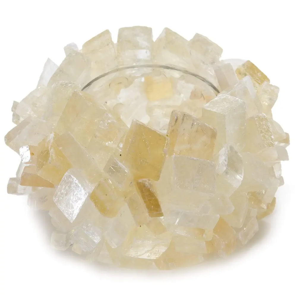 Image 2 for Calcite Cube Gemstone Vase -Round