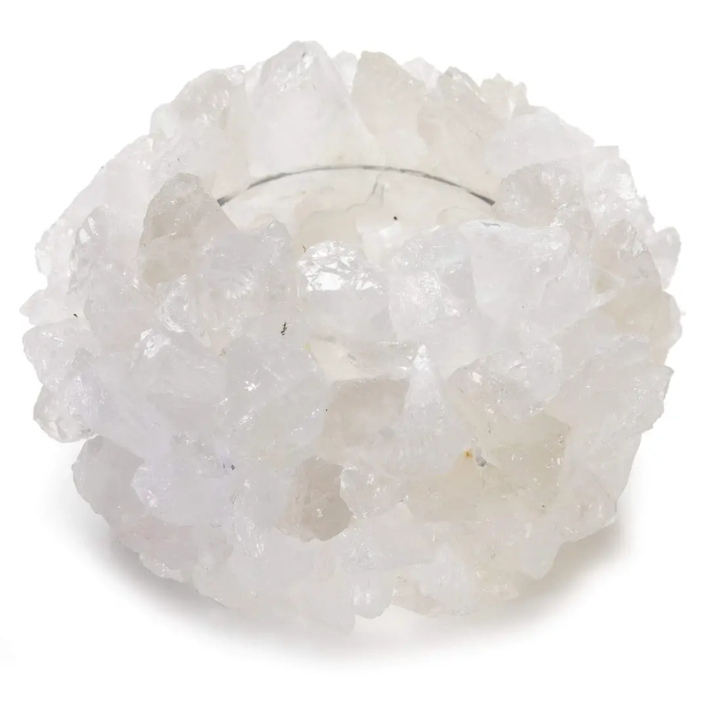 Image 2 for Clear Quartz Gemstone Vase -Round