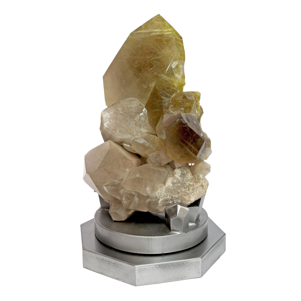 Image 2 for Rutile Quartz Cluster On Custom Artisan Stand