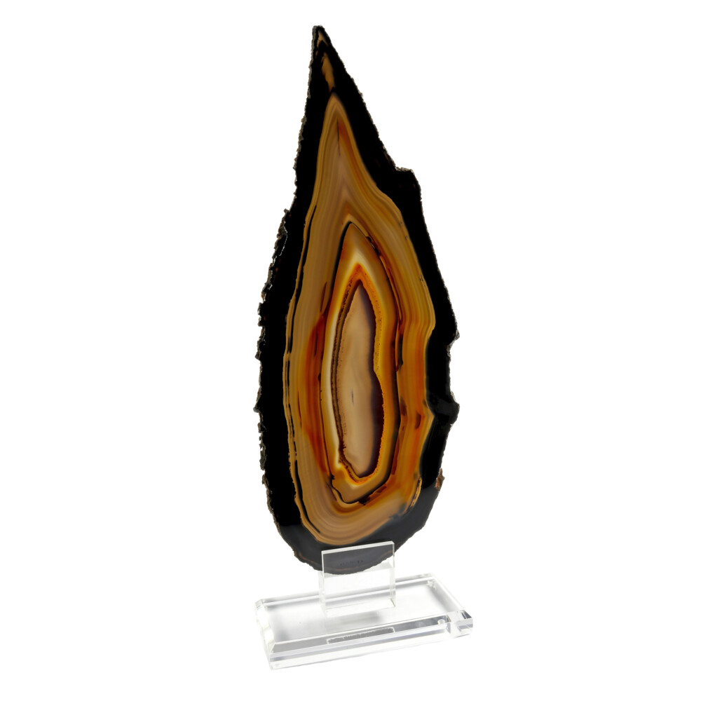 <span style="position: initial; margin: initial;"></span><span style="font-family: "EB Garamond"; position: initial; margin: initial;"><font size="4">Agate Slice On Acrylic Screw-in Stand With Black Edge And Rainbow Interior.</font></span><div style="position: initial; margin: initial; font-family: "EB Garamond";"><font style="font-family: "EB Garamond";" size="4"><span style="color: rgb(32, 33, 36); font-family: "EB Garamond"; position: initial; margin: initial;">Agate is rock formation consisting of chalcedony and quartz as its primary components, consisting of a wide variety of colors. Agates are primarily formed within volcanic and metamorphic rocks.</span><span style="color: rgb(32, 33, 36); font-family: "EB Garamond"; position: initial; margin: initial;"> </span></font><span style="font-family: "EB Garamond"; position: initial; margin: initial;"><br style="position: initial; margin: initial;"></span></div> Agate Slice On Acrylic Screw-in Stand With Black Edge And Rainbow Interior