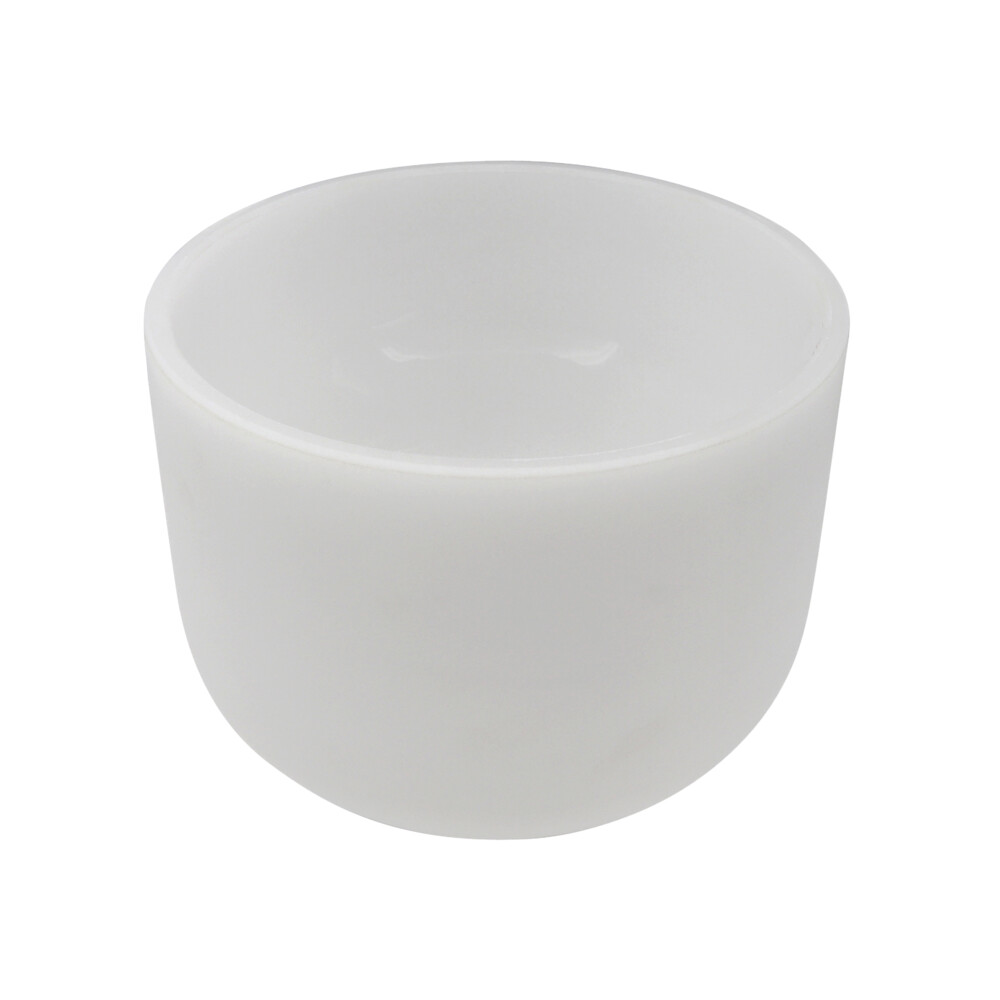 <div style="position: initial; margin: initial; font-family: "EB Garamond";"><font style="font-family: "EB Garamond";" size="4">This quartz crystal singing bowl has a frosted white exterior. </font></div><div style="position: initial; margin: initial; font-family: "EB Garamond";"><font style="font-family: "EB Garamond";" size="4">How they are made- Crystal singing bowls are made from 99.992 percent pure quartz crystal that is crushed and heated to approximately 4000 degrees in a centrifugal mold. The bowls emit a powerful, pure resonance. The thickness of the bowl, as well as the height and diameter, determine the specific vibrational frequency of the bowl. Crystal Singing bowls first came to market as healing tools in 1980s. Tibetan metal bowls which, work in a similar way, have been in use for centuries.</font></div><div style="position: initial; margin: initial; font-family: "EB Garamond";"><font style="font-family: "EB Garamond";" size="4">Quartz- Quartz is the most widely used out of all Crystals. It works with every chakra however is most used with the crown chakra. It also help cleans and recharge other crystals. Quartz is one of the most well known minerals on earth and is also the most varied of all minerals, occurring in all different forms, habits, and colors. In history, the Greek word for Quartz is Krystallos, meaning ice. Quartz is highly prized for its ability to clear the mind of negativity and to enhance higher spiritual receptiveness. It is considered the master of all healing crystals due to its ability to magnify or amplify healing vibrations of other crystals. </font></div><div style="position: initial; margin: initial; font-family: "EB Garamond";"><font style="font-family: "EB Garamond";" size="4">How to use your crystal singing bowl- LIGHTLY tap the bowl just to get the vibration going. As you firmly press the accompanying mallet in a circular motion against the bowls outside edge or rim. When you hear a bright clear tone, you can slow down the motion. Use your full arm to make the motion, rather than just rotating your wrist. You will start to feel the relaxation set in and your mind going into the zone. This will help with meditation, relaxation and focus. </font></div><div style="position: initial; margin: initial; font-family: "EB Garamond";"><font style="font-family: "EB Garamond";" size="4">Includes suede wand and rubber ring holder.</font></div><div style="position: initial; margin: initial;"><br style="color: rgb(0, 0, 0); font-family: Calibri, "Segoe UI", Calibri, Thonburi, Arial, Verdana, sans-serif, "Mongolian Baiti", "Microsoft Yi Baiti", "Javanese Text"; font-size: 14.6667px; white-space: pre-wrap; position: initial; margin: initial;"></div> 8" Frosted Quartz Singing Bowl