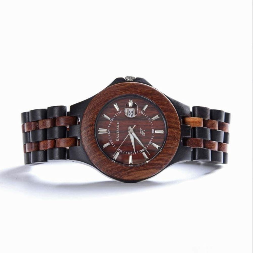 <span style="font-family: "EB Garamond";"><font size="4">Explore Black & Red Wood Watch With Bamboo Box</font></span><div><font face="EB Garamond"><br></font> <div style="position: initial; margin: initial;"><div style="margin: initial; padding: 0px; border: 0px; font-variant-numeric: inherit; font-variant-east-asian: inherit; font-stretch: inherit; line-height: inherit; font-family: "Avenir Next", sans-serif; vertical-align: baseline; clear: both; color: rgb(51, 51, 51); position: initial;"><p style="margin: initial; padding: 0px; border: 0px; font-style: inherit; font-variant: inherit; font-weight: inherit; font-stretch: inherit; line-height: inherit; font-family: "EB Garamond"; vertical-align: baseline; position: initial;"><font size="4">Our collection of organic wood watches are a unique accessory to outfits both casual and formal. This wood watch is handcrafted from sustainably harvested organic wood.</font></p><p style="margin: initial; padding: 0px; border: 0px; font-style: inherit; font-variant: inherit; font-weight: inherit; font-stretch: inherit; line-height: inherit; font-family: "EB Garamond"; vertical-align: baseline; position: initial;"><font size="4">This hand-made wood watch is housed in a Bamboo Box that is perfect for gifting as well as protecting your watch when it is not being worn.</font></p><ul style="margin: initial; padding: 0px; border: 0px; font-style: inherit; font-variant: inherit; font-weight: inherit; font-stretch: inherit; line-height: inherit; font-family: "EB Garamond"; vertical-align: baseline; position: initial;"><li style="margin: initial; padding: 0px; border: 0px; font-style: inherit; font-variant: inherit; font-weight: inherit; font-stretch: inherit; line-height: inherit; font-family: "EB Garamond"; vertical-align: baseline; list-style: outside disc; position: initial;"><font size="4">Black Wood Red Wood: 46MM</font></li><li style="margin: initial; padding: 0px; border: 0px; font-style: inherit; font-variant: inherit; font-weight: inherit; font-stretch: inherit; line-height: inherit; font-family: "EB Garamond"; vertical-align: baseline; list-style: outside disc; position: initial;"><font size="4">Movement: Japan Miyota 2115</font></li><li style="margin: initial; padding: 0px; border: 0px; font-style: inherit; font-variant: inherit; font-weight: inherit; font-stretch: inherit; line-height: inherit; font-family: "EB Garamond"; vertical-align: baseline; list-style: outside disc; position: initial;"><font size="4">Water Resistant: 3ATM</font></li><li style="margin: initial; padding: 0px; border: 0px; font-style: inherit; font-variant: inherit; font-weight: inherit; font-stretch: inherit; line-height: inherit; font-family: "EB Garamond"; vertical-align: baseline; list-style: outside disc; position: initial;"><font size="4">Butterfly Clasp</font></li><li style="margin: initial; padding: 0px; border: 0px; font-style: inherit; font-variant: inherit; font-weight: inherit; font-stretch: inherit; line-height: inherit; font-family: "EB Garamond"; vertical-align: baseline; list-style: outside disc; position: initial;"><font size="4">Hardened Mineral Glass Casing</font></li><li style="margin: initial; padding: 0px; border: 0px; font-style: inherit; font-variant: inherit; font-weight: inherit; font-stretch: inherit; line-height: inherit; font-family: "EB Garamond"; vertical-align: baseline; list-style: outside disc; position: initial;"><font size="4">Warranty: One Year from the time of purchase.</font></li><li style="font-size: 16px; position: initial; margin: initial;"></li></ul></div></div></div> Explore Black & Red Wood Watch With Bamboo Box
