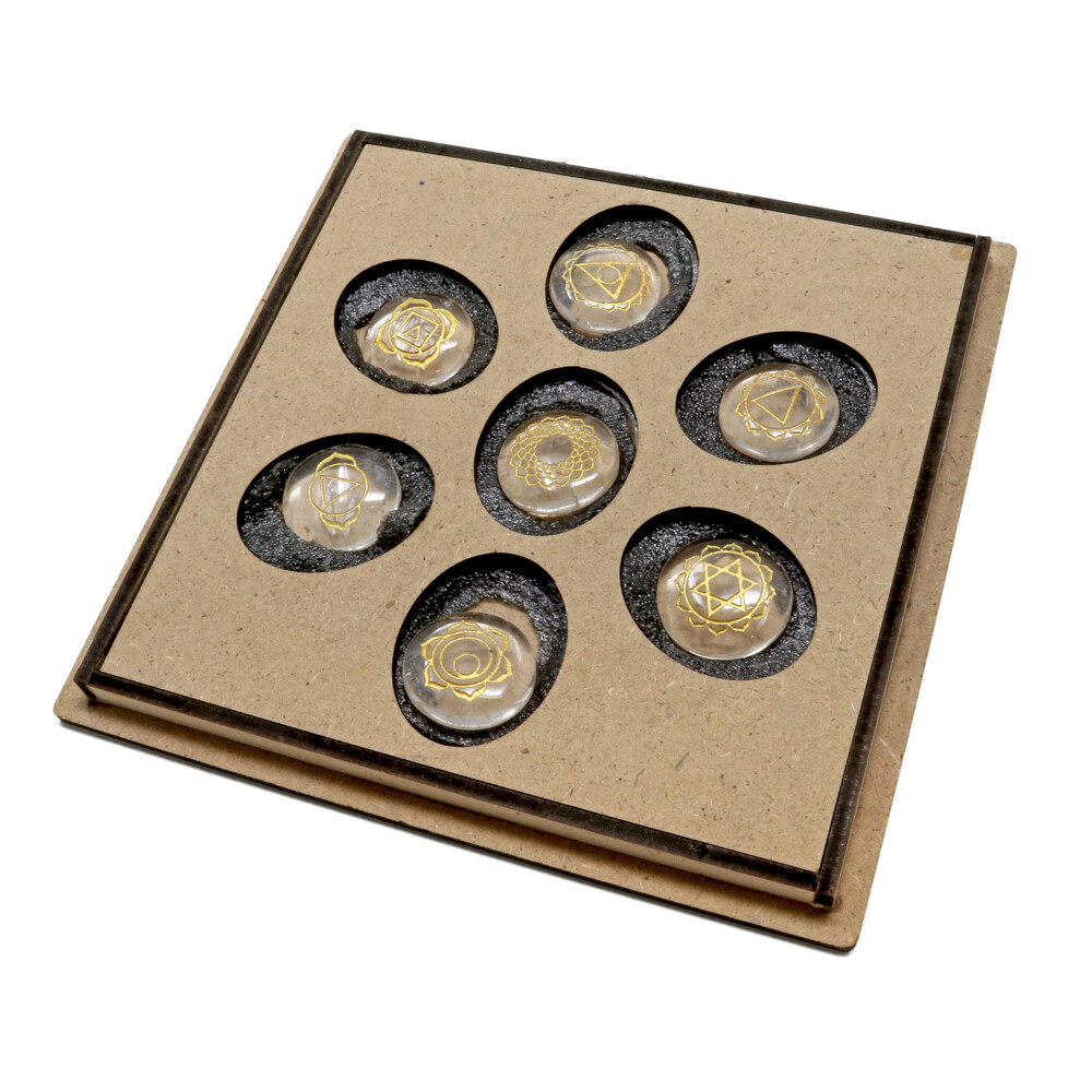 <font size="4" style="position: initial; margin: initial;"><span style="font-family: "EB Garamond"; position: initial; margin: initial;"><font size="4" style="position: initial; margin: initial;">Quartz Reiki Stone Set In Wooden Case</font></span></font><div style="position: initial; margin: initial; font-family: "EB Garamond";"><font size="4" style="position: initial; margin: initial;"><br style="position: initial; margin: initial; font-family: "EB Garamond";"></font></div><div style="position: initial; margin: initial; font-family: "EB Garamond";"><p style="margin: initial; font-variant-numeric: normal; font-variant-east-asian: normal; font-stretch: normal; line-height: normal; font-family: "EB Garamond"; color: rgb(0, 0, 0); position: initial;"><font size="4" style="position: initial; margin: initial;">“Gem of Amplification”</font></p><p style="margin: initial; font-variant-numeric: normal; font-variant-east-asian: normal; font-stretch: normal; line-height: normal; font-family: "EB Garamond"; color: rgb(0, 0, 0); position: initial;"><font size="4" style="position: initial; margin: initial;"><b style="position: initial; margin: initial; font-family: "EB Garamond";">Quartz </b>is the most common stone on the planet. It’s a component of a</font></p><p style="margin: initial; font-variant-numeric: normal; font-variant-east-asian: normal; font-stretch: normal; line-height: normal; font-family: "EB Garamond"; color: rgb(0, 0, 0); position: initial;"><font size="4" style="position: initial; margin: initial;">huge variety of rock types known as silica, and comes in an extensive</font></p><p style="margin: initial; font-variant-numeric: normal; font-variant-east-asian: normal; font-stretch: normal; line-height: normal; font-family: "EB Garamond"; color: rgb(0, 0, 0); position: initial;"><font size="4" style="position: initial; margin: initial;">range of colors; varieties such as agates and jaspers. Due to its tenacity,</font></p><p style="margin: initial; font-variant-numeric: normal; font-variant-east-asian: normal; font-stretch: normal; line-height: normal; font-family: "EB Garamond"; color: rgb(0, 0, 0); position: initial;"><font size="4" style="position: initial; margin: initial;">Quartz will include and grow over anything. It’s a power stone and has</font></p><p style="margin: initial; font-variant-numeric: normal; font-variant-east-asian: normal; font-stretch: normal; line-height: normal; font-family: "EB Garamond"; color: rgb(0, 0, 0); position: initial;"><font size="4" style="position: initial; margin: initial;">many uses. Channeling universal energy, Power and Clarity are just some</font></p><p style="margin: initial; font-variant-numeric: normal; font-variant-east-asian: normal; font-stretch: normal; line-height: normal; font-family: "EB Garamond"; color: rgb(0, 0, 0); position: initial;"><font size="4" style="position: initial; margin: initial;">of the Quartz properties. By absorbing, storing, balancing, and directing</font></p><p style="margin: initial; font-variant-numeric: normal; font-variant-east-asian: normal; font-stretch: normal; line-height: normal; font-family: "EB Garamond"; color: rgb(0, 0, 0); position: initial;"><font size="4" style="position: initial; margin: initial;">energy, Quartz enhances thoughts, as they are too a form of energy. Due</font></p><p style="margin: initial; font-variant-numeric: normal; font-variant-east-asian: normal; font-stretch: normal; line-height: normal; font-family: "EB Garamond"; color: rgb(0, 0, 0); position: initial;"><font size="4" style="position: initial; margin: initial;">to its amplifying ability, it’s extremely beneficial for manifesting, healing,</font></p><p style="font-variant-numeric: normal; font-variant-east-asian: normal; font-stretch: normal; line-height: normal; font-family: "EB Garamond"; color: rgb(0, 0, 0); position: initial; margin: initial;"><font size="4" style="position: initial; margin: initial;">meditation, protection, and channeling.</font></p><p style="font-variant-numeric: normal; font-variant-east-asian: normal; font-stretch: normal; line-height: normal; font-family: "EB Garamond"; color: rgb(0, 0, 0); position: initial; margin: initial;"><font size="4" style="position: initial; margin: initial;"><br style="position: initial; margin: initial;"></font></p><p style="font-variant-numeric: normal; font-variant-east-asian: normal; font-stretch: normal; line-height: normal; font-family: "EB Garamond"; color: rgb(0, 0, 0); position: initial; margin: initial;"><span style="font-size: 16.8px; position: initial; margin: initial;">As each piece is unique and one of a kind, please allow for variations in size, shape, and color of the stone that you receive. We guarantee the authenticity of this gemstone. Your satisfaction is guaranteed.</span><font size="4" style="position: initial; margin: initial;"><br style="position: initial; margin: initial;"></font></p></div> Quartz Reiki Stone Set In Wooden Case