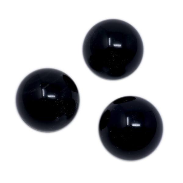 Closeup photo of Black Obsidian Sphere 30mm Mexico (Singles)