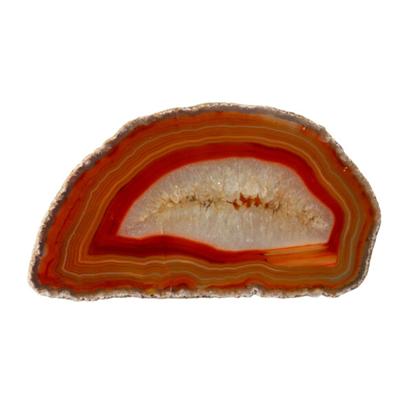 Closeup photo of Carnelian Slice -Thick (Medium/ Large)