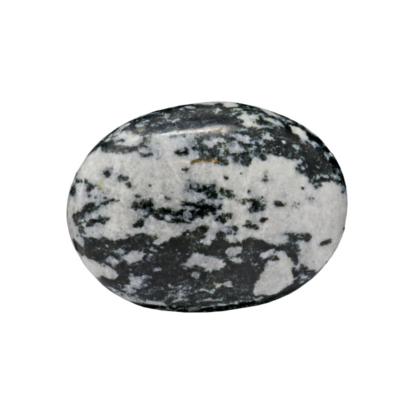 Closeup photo of Tourmaline In Quartz Palm Stone