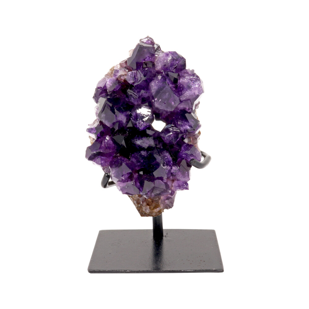 Amethyst Cluster On A Fitted Stand