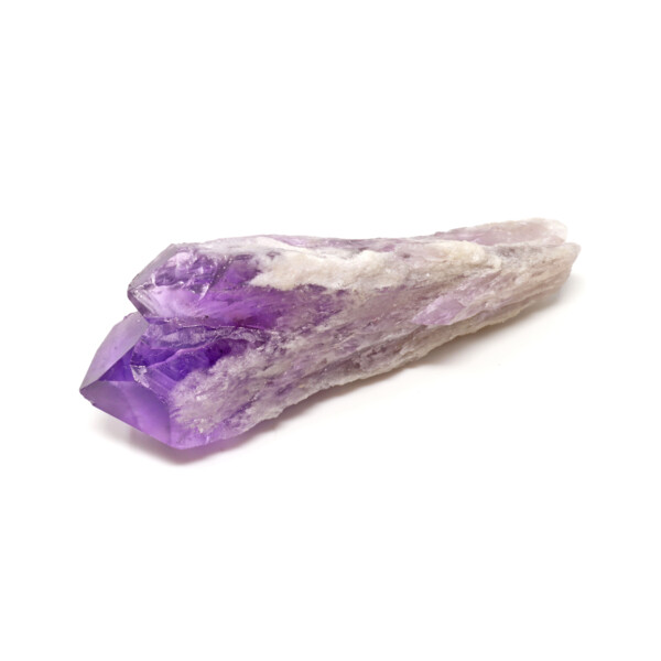 Closeup photo of Bahia Amethyst Crystal Point With Phantom Inclusions