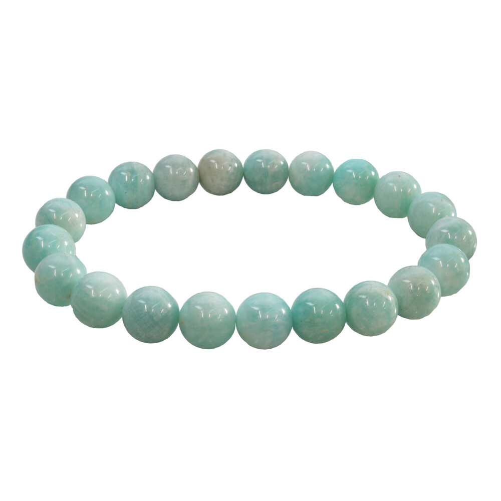 <font size="4" style="position: initial; margin: initial;"><span style="font-family: "EB Garamond"; position: initial; margin: initial;"><font size="4" style="position: initial; margin: initial;">Amazonite Bracelet 9mm Rounds</font></span></font><div style="position: initial; margin: initial;"><p style="margin: initial; font-variant-numeric: normal; font-variant-east-asian: normal; font-stretch: normal; line-height: normal; font-family: "Helvetica Neue"; color: rgb(0, 0, 0); position: initial;"><span style="font-family: "EB Garamond";"><font size="4">Each item is unique and one of a kind. Nature's treasures do vary in their shape and color.</font></span></p><div style="position: initial; margin: initial; font-family: "EB Garamond";"><font size="4" style="position: initial; margin: initial;"><br style="position: initial; margin: initial; font-family: "EB Garamond";"></font></div><div style="position: initial; margin: initial; font-family: "EB Garamond";"><p style="margin: initial; font-variant-numeric: normal; font-variant-east-asian: normal; font-stretch: normal; line-height: normal; font-family: "EB Garamond"; color: rgb(0, 0, 0); position: initial;"><span style="position: initial; margin: initial; font-family: "EB Garamond";"><font size="4" style="position: initial; margin: initial;">AMAZONITE</font></span></p><p style="margin: initial; font-variant-numeric: normal; font-variant-east-asian: normal; font-stretch: normal; line-height: normal; font-family: "EB Garamond"; color: rgb(0, 0, 0); position: initial;"><font size="4" style="position: initial; margin: initial;">“</font><span style="font-size: 1.2rem; position: initial; margin: initial;">Gem of Courage & Truth”</span></p><p style="margin: initial; font-variant-numeric: normal; font-variant-east-asian: normal; font-stretch: normal; line-height: normal; font-family: "EB Garamond"; color: rgb(0, 0, 0); position: initial;"><span style="position: initial; margin: initial; font-family: "EB Garamond";"><font size="4" style="position: initial; margin: initial;">Amazonite </font></span><span style="font-size: 1.2rem; position: initial; margin: initial;">is a green variety of microcline feldspar, deriving its color</span></p><p style="margin: initial; font-variant-numeric: normal; font-variant-east-asian: normal; font-stretch: normal; line-height: normal; font-family: "EB Garamond"; color: rgb(0, 0, 0); position: initial;"><font size="4" style="position: initial; margin: initial;">from trace quantities of lead in water; formed of limited occurrence &</font></p><p style="margin: initial; font-variant-numeric: normal; font-variant-east-asian: normal; font-stretch: normal; line-height: normal; font-family: "EB Garamond"; color: rgb(0, 0, 0); position: initial;"><font size="4" style="position: initial; margin: initial;">named after the great river. Until recently, the exclusive location of</font></p><p style="margin: initial; font-variant-numeric: normal; font-variant-east-asian: normal; font-stretch: normal; line-height: normal; font-family: "EB Garamond"; color: rgb(0, 0, 0); position: initial;"><font size="4" style="position: initial; margin: initial;">Amazonite found was in Russia, 50 miles SW of Chelyabinsk; the lake</font></p><p style="margin: initial; font-variant-numeric: normal; font-variant-east-asian: normal; font-stretch: normal; line-height: normal; font-family: "EB Garamond"; color: rgb(0, 0, 0); position: initial;"><font size="4" style="position: initial; margin: initial;">where a recent stony meteorite fell. Today it has been discovered in</font></p><p style="margin: initial; font-variant-numeric: normal; font-variant-east-asian: normal; font-stretch: normal; line-height: normal; font-family: "EB Garamond"; color: rgb(0, 0, 0); position: initial;"><font size="4" style="position: initial; margin: initial;">regions of Colorado, USA as well as Madagascar; forming with smoky</font></p><p style="margin: initial; font-variant-numeric: normal; font-variant-east-asian: normal; font-stretch: normal; line-height: normal; font-family: "EB Garamond"; color: rgb(0, 0, 0); position: initial;"><font size="4" style="position: initial; margin: initial;">quartz and albite, in pegmatite/granite. Amazonite energetically embodies </font><span style="font-size: 1.2rem; position: initial; margin: initial;">the warrior women it’s connected with, yet tempers the ferocity and </span><span style="font-size: 1.2rem; position: initial; margin: initial;">tames the irrational; providing harmony and balance. Empowers one to </span><span style="font-size: 1.2rem; position: initial; margin: initial;">discover one’s own truths & move beyond fear of judgment.</span></p></div></div> Amazonite Bracelet 9mm Rounds