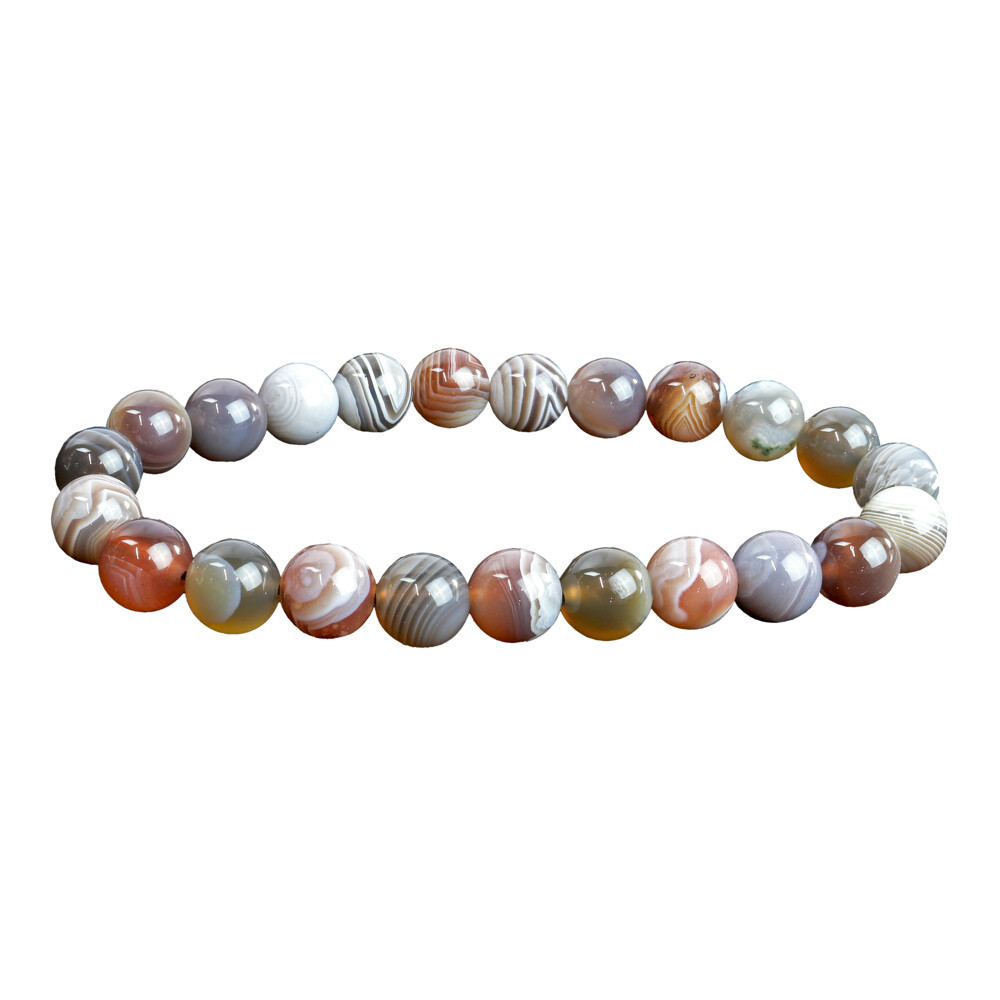 Image 2 for Botswana Agate 8mm Bracelet