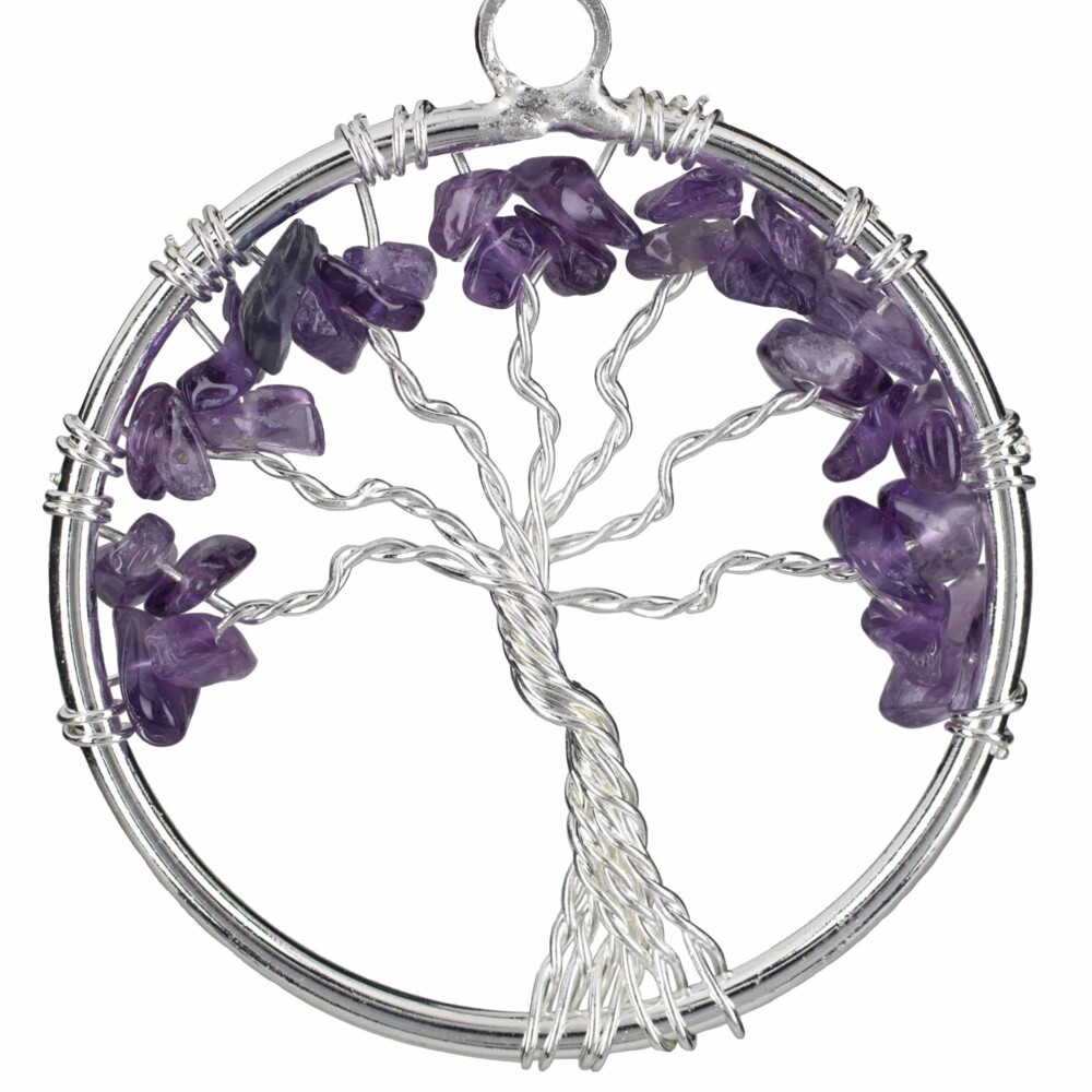 Image 2 for Amethyst Tree Of Life Pendant