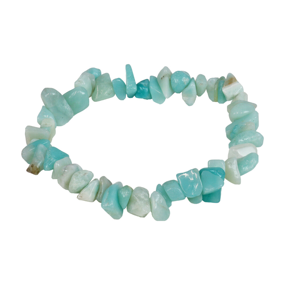 <font size="4"><span style="font-family: "EB Garamond";">Amazonite Chip Bracelet</span></font><div style="position: initial; margin: initial; font-family: "EB Garamond";"><font size="4"><br style="position: initial; margin: initial; font-family: "EB Garamond";"></font></div><div style="position: initial; margin: initial; font-family: "EB Garamond";"><p style="margin: initial; font-variant-numeric: normal; font-variant-east-asian: normal; font-stretch: normal; line-height: normal; font-family: "EB Garamond"; color: rgb(0, 0, 0); position: initial;"><font size="4">Amazonite energetically embodies </font><span style="font-size: 1.2rem;">the warrior women it’s connected with, yet tempers the ferocity and </span><span style="font-size: 1.2rem;">tames the irrational; providing harmony and balance. Empowers one to </span><span style="font-size: 1.2rem;">discover one’s own truths & move beyond fear of judgment.</span></p></div> Amazonite Chip Bracelet