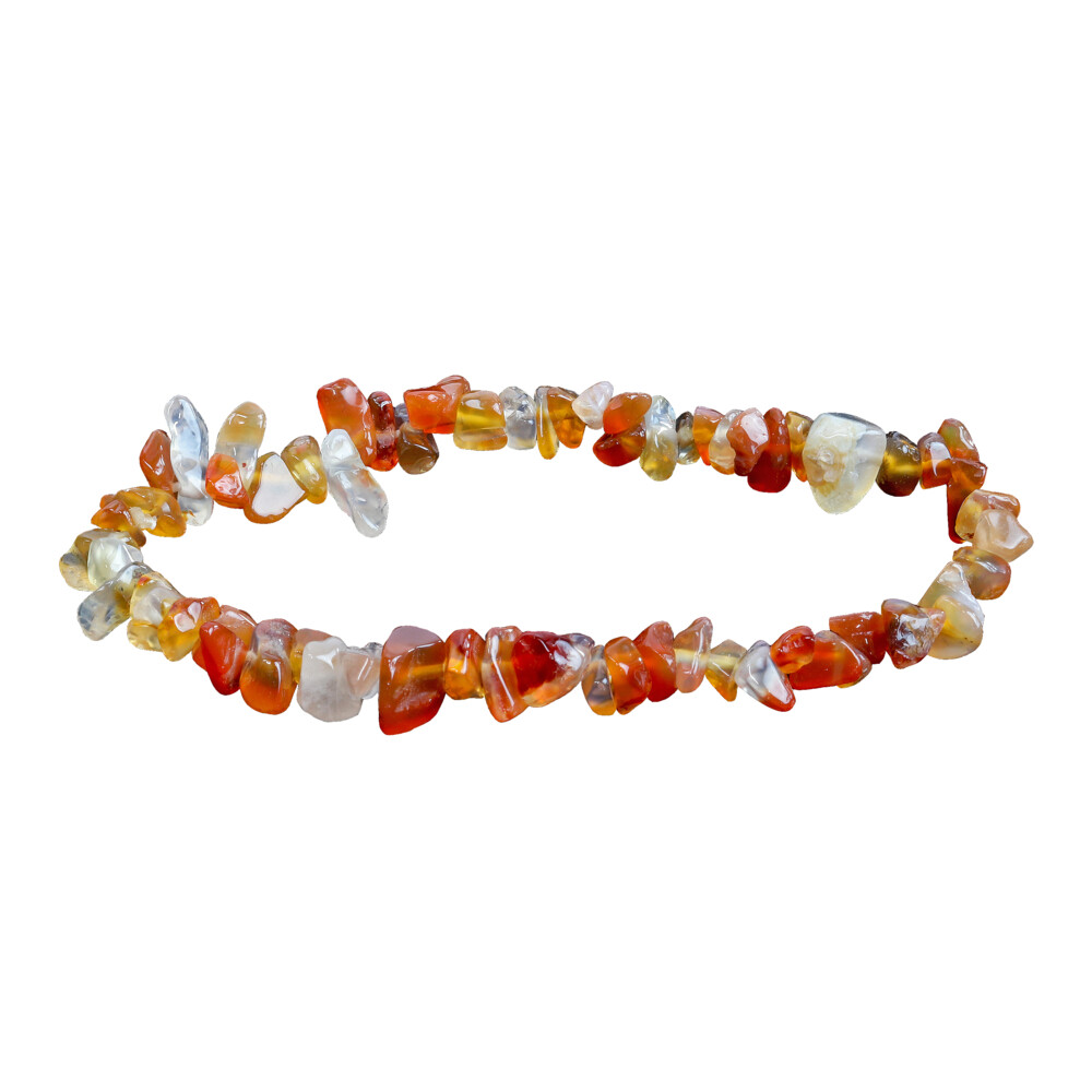 <font style="position: initial; margin: initial; font-family: "EB Garamond";" size="4">Carnelian Chip Bracelet</font><div style="position: initial; margin: initial; font-family: "EB Garamond";"><p style="margin: initial; font-variant-numeric: normal; font-variant-east-asian: normal; font-stretch: normal; line-height: normal; font-family: "EB Garamond"; color: rgb(0, 0, 0); position: initial;"><font size="4">Each item is unique and one of a kind. Nature's treasures do vary in their shape and color.</font></p><div style="position: initial; margin: initial; font-family: "EB Garamond";"><font size="4" style="position: initial; margin: initial;"><br style="position: initial; margin: initial; font-family: "EB Garamond";"></font></div><div style="position: initial; margin: initial; font-family: "EB Garamond";"><p style="margin: initial; font-variant-numeric: normal; font-variant-east-asian: normal; font-stretch: normal; line-height: normal; font-family: "EB Garamond"; color: rgb(0, 0, 0); position: initial;"><span style="position: initial; margin: initial; font-family: "EB Garamond";"><font size="4" style="position: initial; margin: initial;">CARNELIAN</font></span></p><p style="margin: initial; font-variant-numeric: normal; font-variant-east-asian: normal; font-stretch: normal; line-height: normal; font-family: "EB Garamond"; color: rgb(0, 0, 0); position: initial;"><font size="4" style="position: initial; margin: initial;">“</font><span style="font-size: 1.2rem; position: initial; margin: initial;">Gem of Courage”</span></p><p style="margin: initial; font-variant-numeric: normal; font-variant-east-asian: normal; font-stretch: normal; line-height: normal; font-family: "EB Garamond"; color: rgb(0, 0, 0); position: initial;"><span style="position: initial; margin: initial; font-family: "EB Garamond";"><font size="4" style="position: initial; margin: initial;">Carnelian </font></span><font size="4" style="position: initial; margin: initial;">aka. </font><span style="font-size: 1.2rem; position: initial; margin: initial;">cornelian </span><span style="font-size: 1.2rem; position: initial; margin: initial;">, is a translucent, reddish orange variety of</span></p><p style="margin: initial; font-variant-numeric: normal; font-variant-east-asian: normal; font-stretch: normal; line-height: normal; font-family: "EB Garamond"; color: rgb(0, 0, 0); position: initial;"><font size="4" style="position: initial; margin: initial;">chalcedony or agate. Its various shades of red are due to differing levels</font></p><p style="margin: initial; font-variant-numeric: normal; font-variant-east-asian: normal; font-stretch: normal; line-height: normal; font-family: "EB Garamond"; color: rgb(0, 0, 0); position: initial;"><font size="4" style="position: initial; margin: initial;">of iron oxide. Stones may be uniformly colored or faintly banded.</font></p><p style="margin: initial; font-variant-numeric: normal; font-variant-east-asian: normal; font-stretch: normal; line-height: normal; font-family: "EB Garamond"; color: rgb(0, 0, 0); position: initial;"><font size="4" style="position: initial; margin: initial;">Carnelian is found in India, Brazil and Uruguay. Carnelian restores the</font></p><p style="margin: initial; font-variant-numeric: normal; font-variant-east-asian: normal; font-stretch: normal; line-height: normal; font-family: "EB Garamond"; color: rgb(0, 0, 0); position: initial;"><font size="4" style="position: initial; margin: initial;">natural energy flows of your body and helps stabilize energies in the</font></p><p style="margin: initial; font-variant-numeric: normal; font-variant-east-asian: normal; font-stretch: normal; line-height: normal; font-family: "EB Garamond"; color: rgb(0, 0, 0); position: initial;"><font size="4" style="position: initial; margin: initial;">home. Once thought of, to still the blood and calm the temper, it may also </font><span style="font-size: 1.2rem; position: initial; margin: initial;">help ease or remove sorrows. Promoting positive life choices, and</span></p><p style="margin: initial; font-variant-numeric: normal; font-variant-east-asian: normal; font-stretch: normal; line-height: normal; font-family: "EB Garamond"; color: rgb(0, 0, 0); position: initial;"><font size="4" style="position: initial; margin: initial;">dispelling apathy; Carnelian motivates for success and is useful for</font></p><p style="margin: initial; font-variant-numeric: normal; font-variant-east-asian: normal; font-stretch: normal; line-height: normal; font-family: "EB Garamond"; color: rgb(0, 0, 0); position: initial;"><font size="4" style="position: initial; margin: initial;">overcoming abuse of any kind.</font></p><div style="position: initial; margin: initial;"><br style="position: initial; margin: initial;"></div><div style="position: initial; margin: initial;"><br style="position: initial; margin: initial;"></div></div></div> Carnelian Chip Bracelet