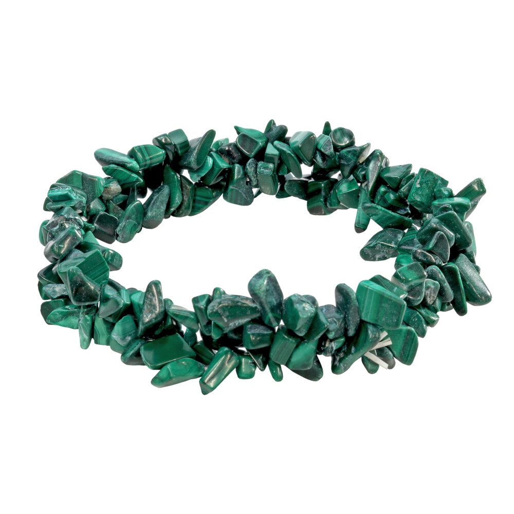 <font size="4"><span style="font-family: "EB Garamond";">Malachite Triple Weave Bracelet</span></font><div style="position: initial; margin: initial; font-family: "EB Garamond";"><p style="margin: initial; font-variant-numeric: normal; font-variant-east-asian: normal; font-stretch: normal; line-height: normal; font-family: "EB Garamond"; color: rgb(0, 0, 0); position: initial;"><font size="4">Each item is unique and one of a kind. Nature's treasures do vary in their shape and color.</font></p><div style="position: initial; margin: initial; font-family: "EB Garamond";"><font size="4"><br style="position: initial; margin: initial; font-family: "EB Garamond";"></font></div><div style="position: initial; margin: initial; font-family: "EB Garamond";"><p style="margin: initial; font-variant-numeric: normal; font-variant-east-asian: normal; font-stretch: normal; line-height: normal; font-family: "EB Garamond"; color: rgb(0, 0, 0); position: initial;"><span style="position: initial; margin: initial; font-family: "EB Garamond";"><font size="4">MALACHITE - CONGO</font></span></p><p style="margin: initial; font-variant-numeric: normal; font-variant-east-asian: normal; font-stretch: normal; line-height: normal; font-family: "EB Garamond"; color: rgb(0, 0, 0); position: initial;"><font size="4">“</font><span style="font-size: 1.2rem;">Gem with the Mirror into the Soul</span><span style="font-size: 1.2rem;">”</span></p><p style="margin: initial; font-variant-numeric: normal; font-variant-east-asian: normal; font-stretch: normal; line-height: normal; font-family: "EB Garamond"; color: rgb(0, 0, 0); position: initial;"><span style="position: initial; margin: initial; font-family: "EB Garamond";"><font size="4">Malachite </font></span><span style="font-size: 1.2rem;">is usually found in opaque green masses, its color derived</span></p><p style="margin: initial; font-variant-numeric: normal; font-variant-east-asian: normal; font-stretch: normal; line-height: normal; font-family: "EB Garamond"; color: rgb(0, 0, 0); position: initial;"><font size="4">from copper, as a secondary mineral. Found in the vast rainforests of the </font><span style="font-size: 1.2rem;">Congo in Africa; the moisture allows copper to oxidize most easily into </span><span style="font-size: 1.2rem;">the surrounding stone. Chatoyant (fibirous) crystals are too small for </span><span style="font-size: 1.2rem;">faceting, but the light bending quality leaves one in awe. The massive </span><span style="font-size: 1.2rem;">material can be carved or polished in many ways to reveal the alternating </span><span style="font-size: 1.2rem;">bands of light & dark green. In the past, malachite was worn to ward off </span><span style="font-size: 1.2rem;">danger & illness. Exhibition of botryoidal “eyes” formation, the layers </span><span style="font-size: 1.2rem;">represent an introspective stone.</span></p><div style="position: initial; margin: initial;"><br style="position: initial; margin: initial;"></div></div></div> Malachite Triple Weave Bracelet